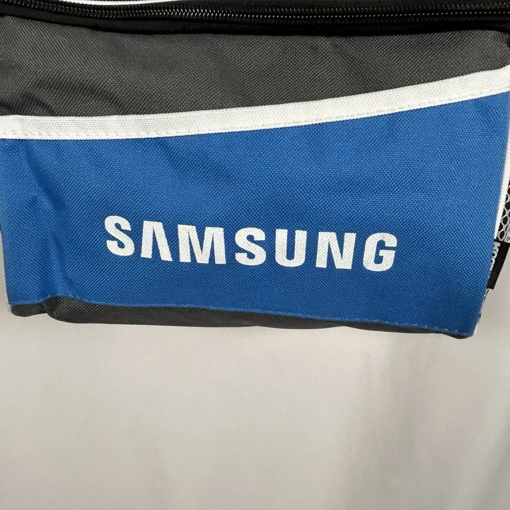 Koosie Samsung Insulated Blue Cooler Lunch Bag, Zip Shoulder Strap 10